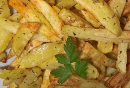 frites aux herbes